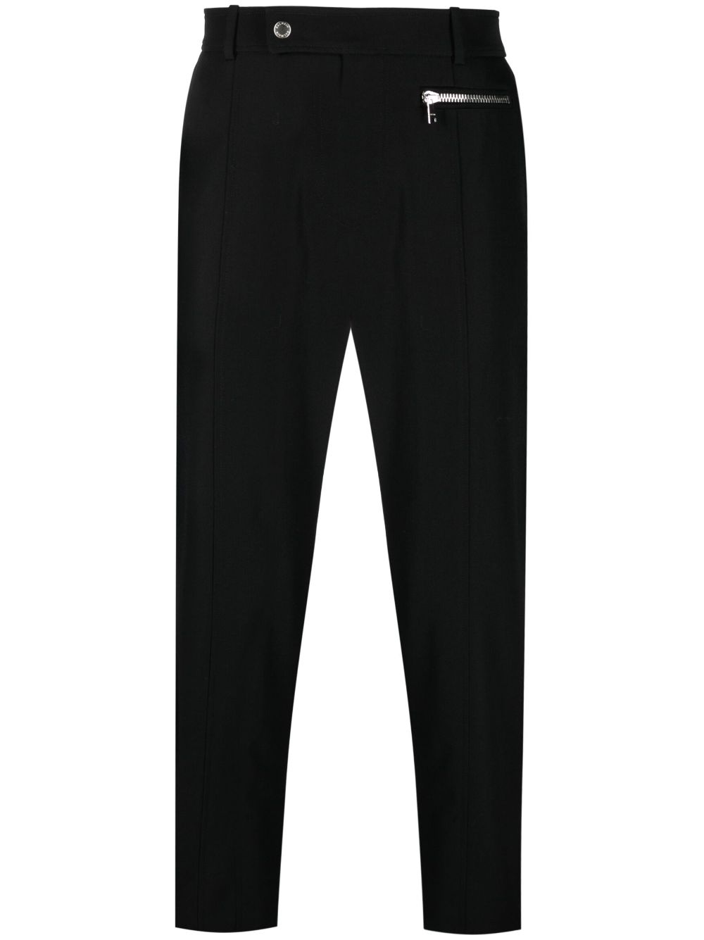 Balmain mid-rise straight-leg trousers - Black