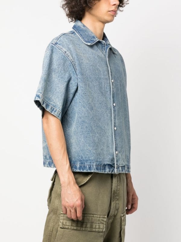 Denim Short Sleeve Shirt – 1989 STUDIO