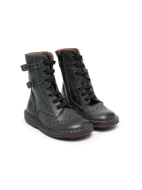 Pèpè lace-up leather boots