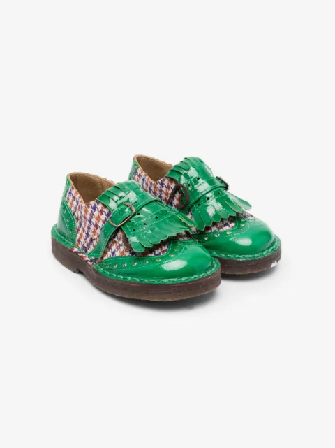 Pèpè herringbone-pattern Derby shoes