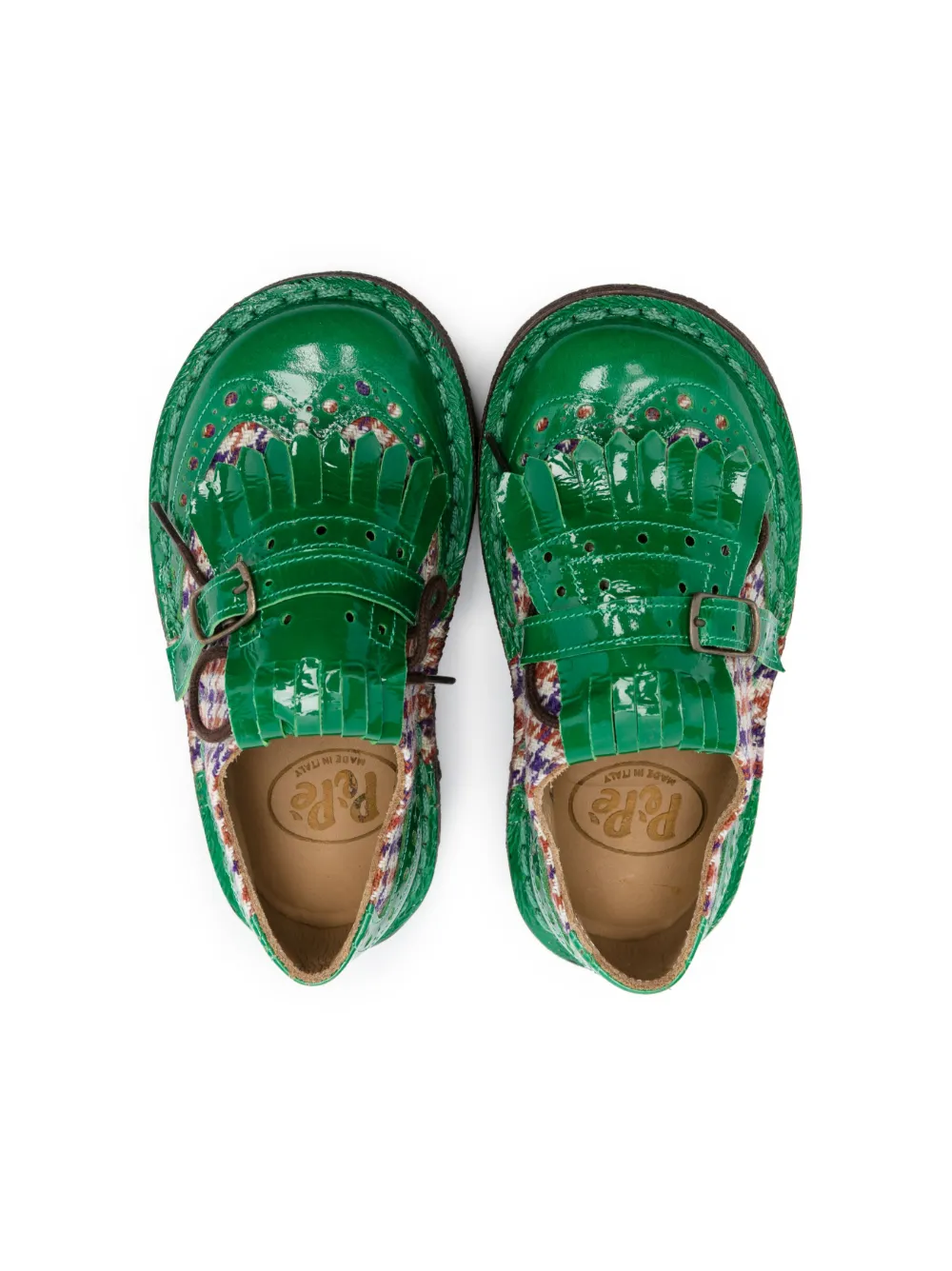 Pèpè Derby-Schuhe mit Fischgrätenmuster | Budapester | Image 3