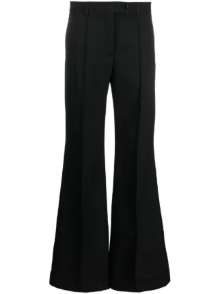 Acne Studios スラックス　フレアパンツ Acne Studios ミッドライズ フレアパンツ | ブラック | FARFETCH JP