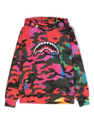Sprayground Kid Shark Teeth Print Backpack - Farfetch