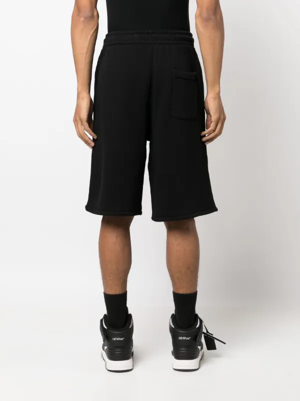 Off-White organic-cotton Track Shorts | Black | FARFETCH