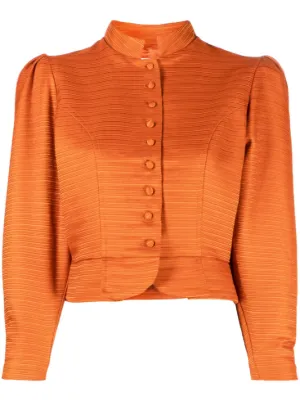 DESTREE Andy velvet corduroy blazer - Yellow