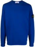 Stone Island Compass-patch cotton sweatshirt - Blue