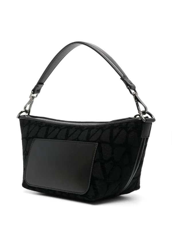 【関税込み】VALENTINO GARAVANI TOILE ICONOGRAPHE STRETCHED V Valentino Garavani Toile Iconographe Reversible Tote Bag