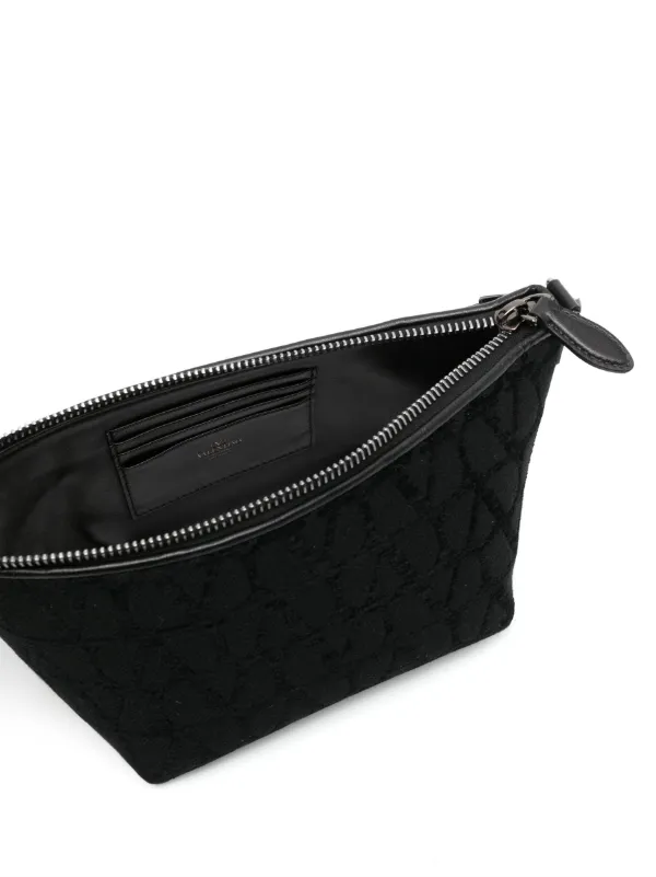 Valentino Garavani Toile Iconographe leather-trim Shoulder