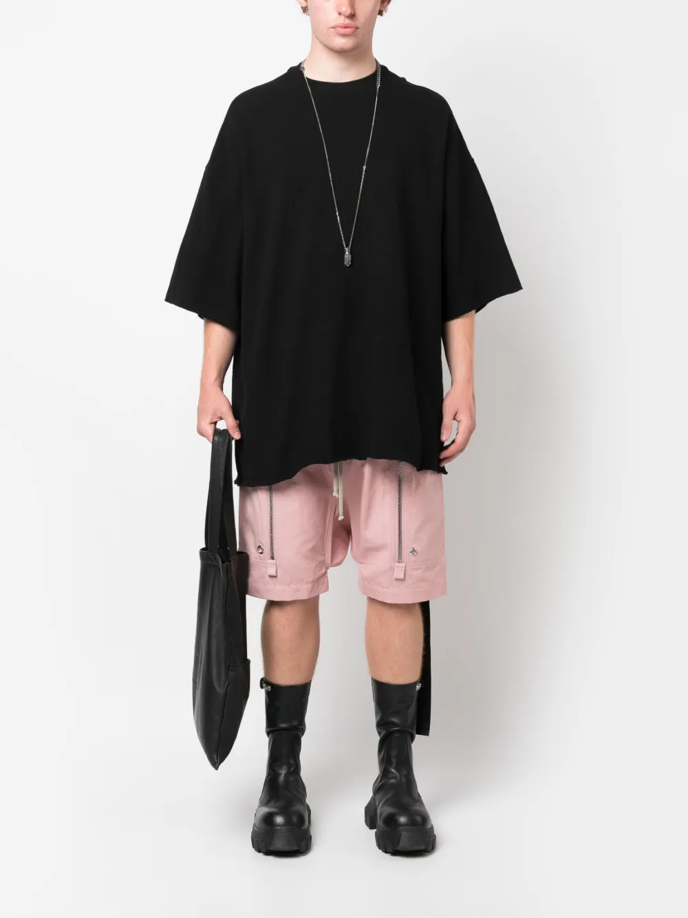 Rick Owens Oversized T-shirt - Zwart