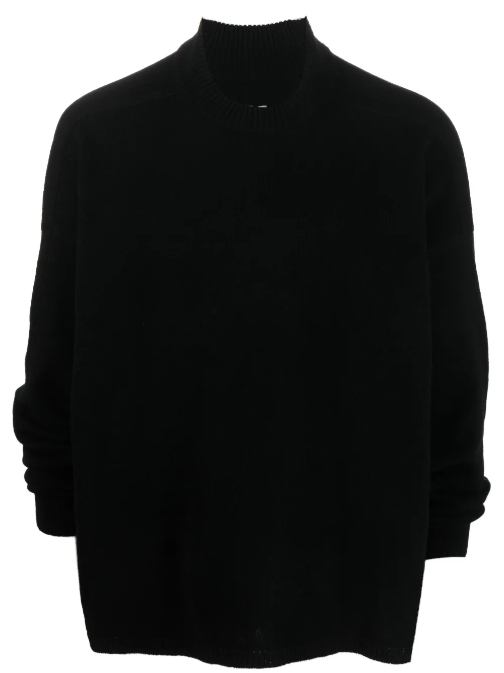 Rick Owens Fein gestrickter Pullover | Schwarz | Image 1