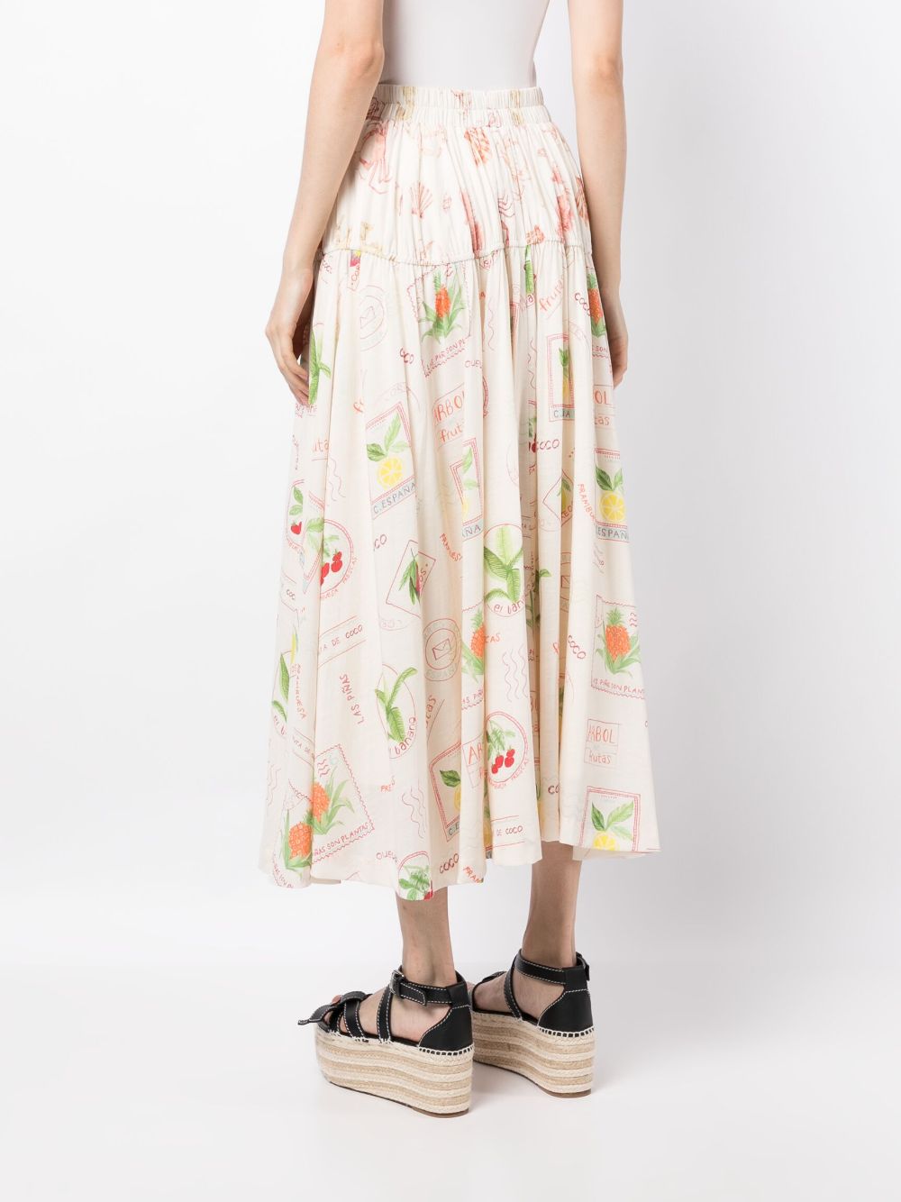 We Are Kindred Midi-rok Beige