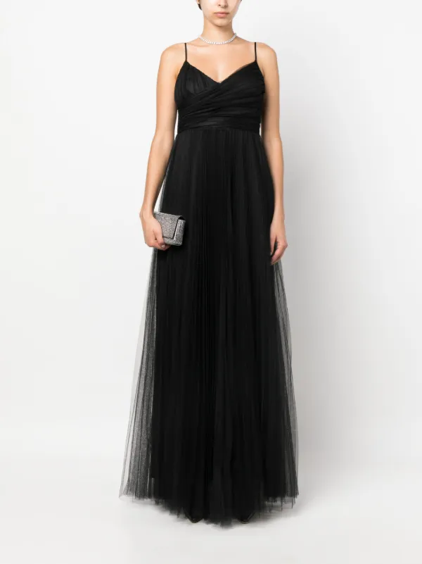 [FABIANA FILIPPI]チュールドレス Fabiana Filippi チュールマキシドレス | ブラック | FARFETCH JP