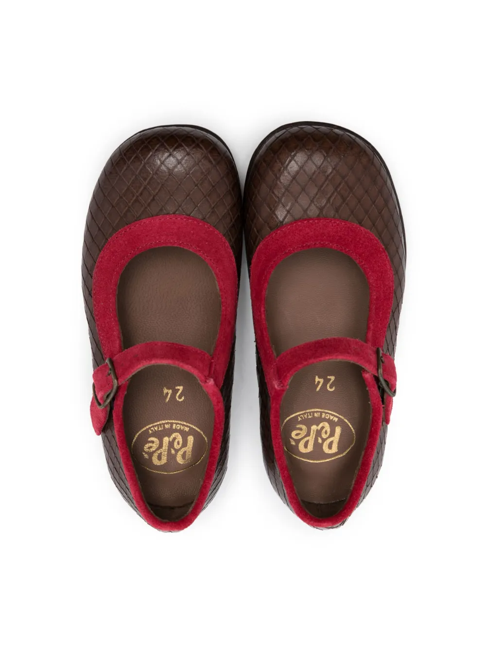 Pèpè Martina Ballerina Shoes In Brown
