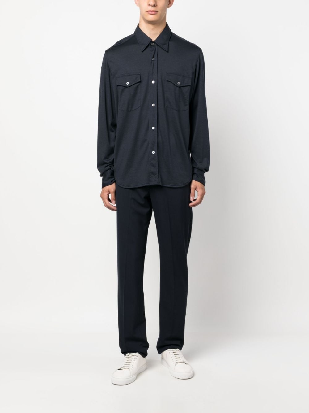 TOM FORD Button-down overhemd - Blauw