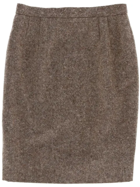 Valentino Garavani Pre-Owned 1980s mélange wool skirt