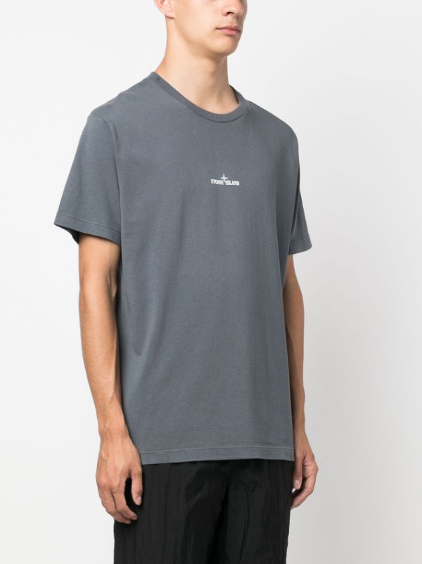 Stone island sale embroidered t shirt