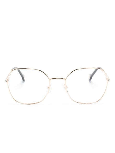 Carolina Herrera Brille mit sechseckigem Gestell