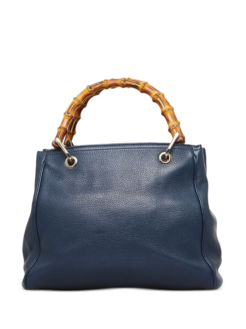 Gucci Pre-Owned Bamboo-handle tote bag - Blauw