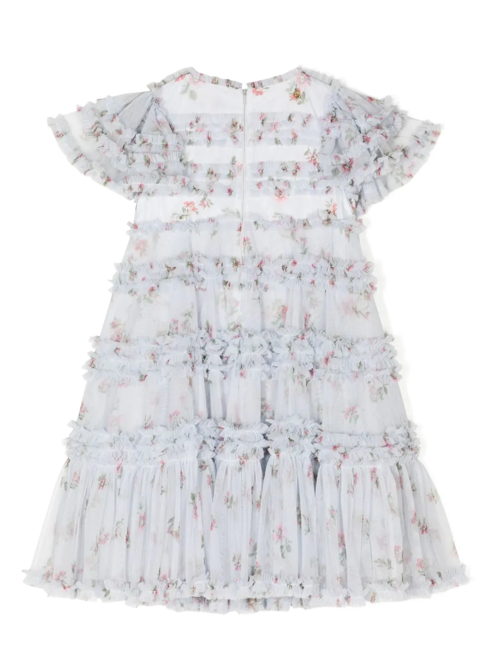 NEEDLE & THREAD KIDS Jurk van gerecycled polyester - Blauw