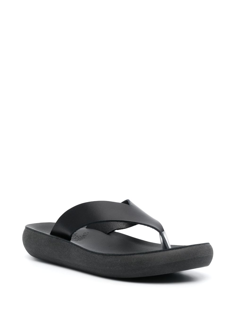 Ancient Greek Sandals Charys Comfort leather sandals - Zwart