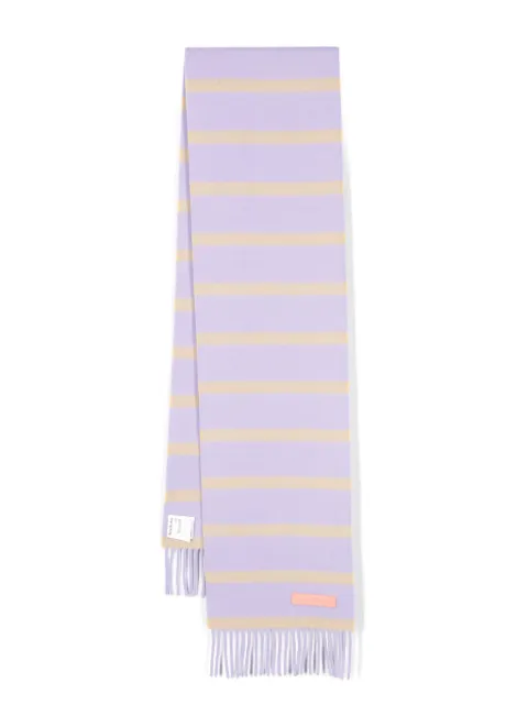 Acne Studios fringed wool scarf