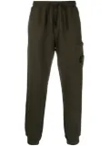 Stone Island Compass patch cotton track pants - Green