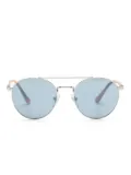 Persol round-frame tinted glasses - Silver