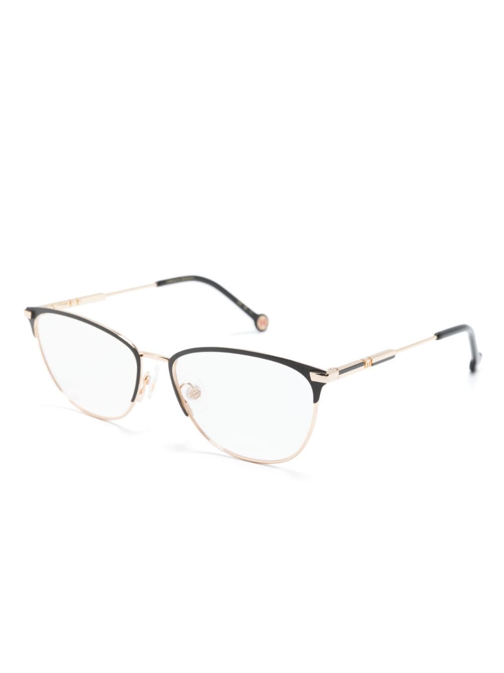 Carolina Herrera cat-eye frame glasses - Zwart