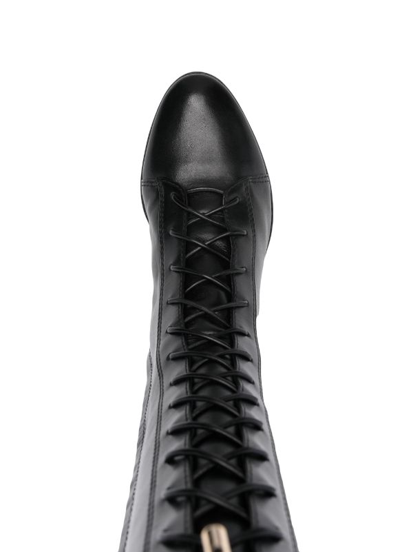 Louis Vuitton Black High Rise Boots in size 41