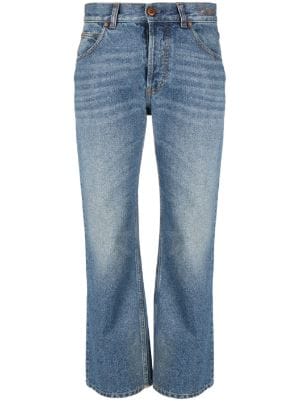 Chloé whiskering-effect mid-rise Flared Jeans - Farfetch