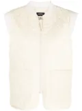 A.P.C. Elea quilted gilet - Neutrals