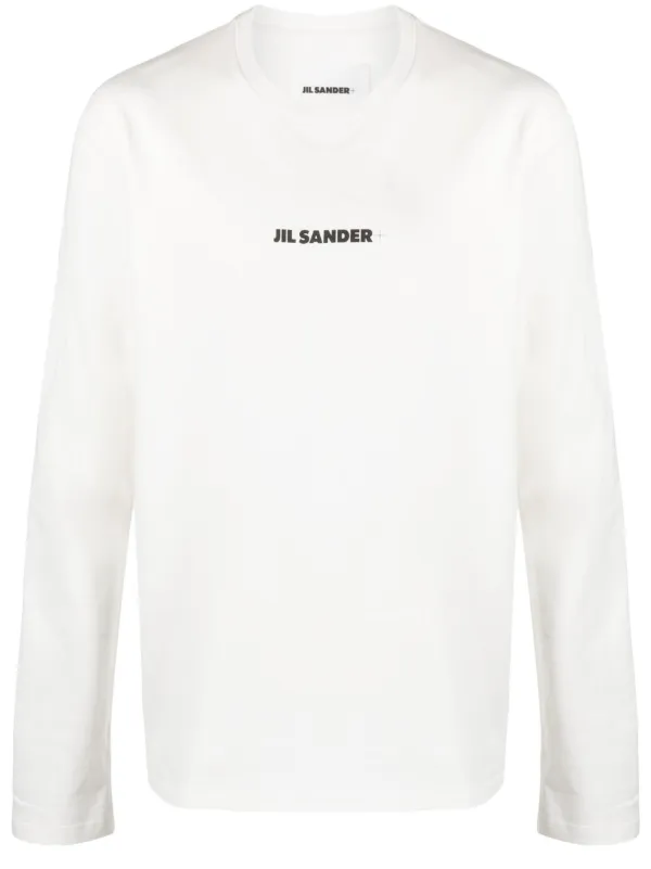 Jil Sander logo-print long-sleeves Cotton T-shirt - Farfetch