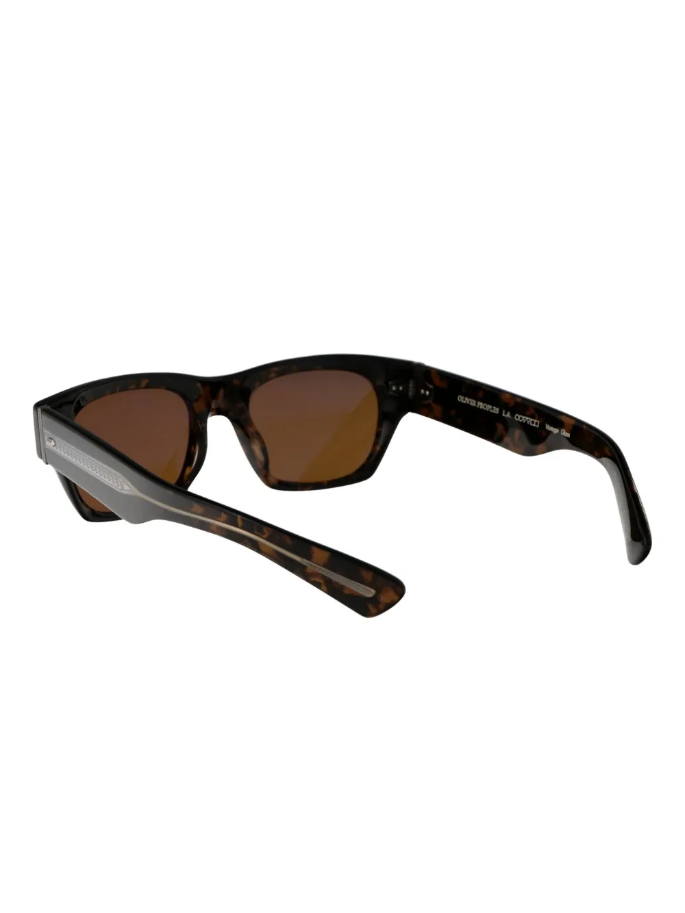 Oliver Peoples Kasdan Tortoiseshell Square-frame Sunglasses In Brown