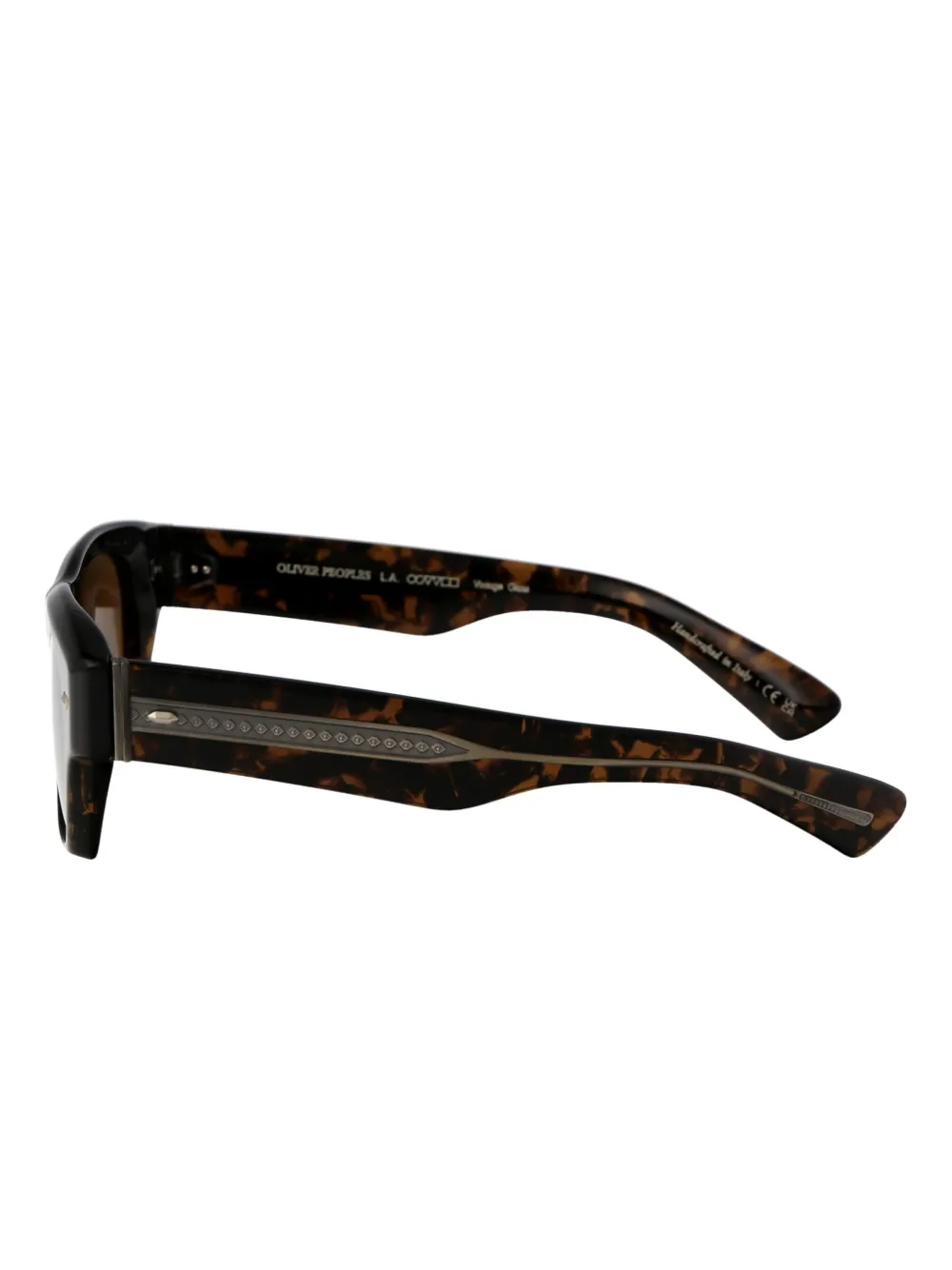 Oliver Peoples Kasdan Tortoiseshell Square-frame Sunglasses In Brown