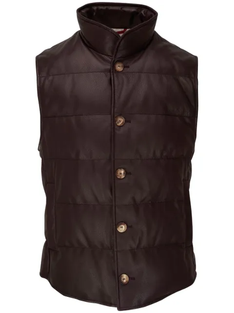 Brunello Cucinelli button-up down vest