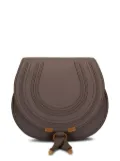 Chloé small Marcie logo-debossed crossbody bag - Brown