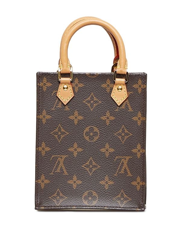 Louis Vuitton Monogram Canvas Petit Sac Plat Shoulder Bag, Louis Vuitton  Handbags