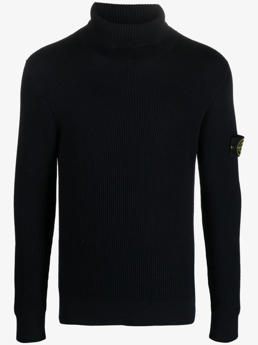 Stone Island pull à patch Compass | bleu | Image 1