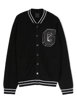 Givenchy Kids logo-appliqué marl-knit Jumper - Farfetch