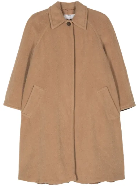 Valentino Garavani Pre-Owned 1980 brushed midi coat