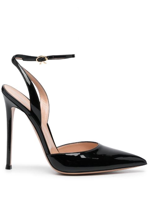 Gianvito Rossi 130mm patent pointed sandals Women