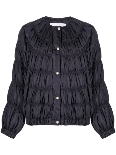 Chloé ruched quilted jacket