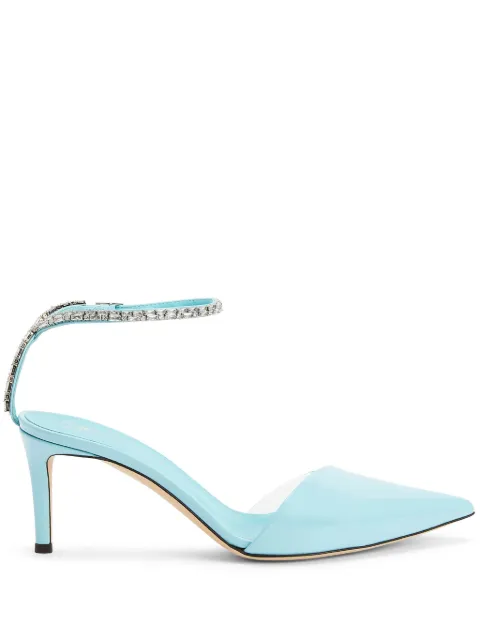 Giuseppe Zanotti zapatillas Xenya Crystal con tacón de 70mm