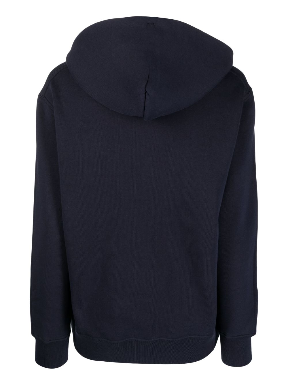 Shop Autry Logo-patch Long-sleeve Hoodie In Blue