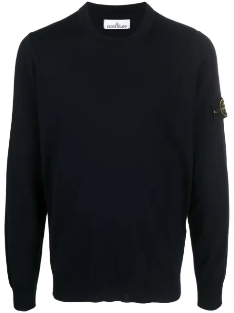 Stone Island jersey con parche Compass