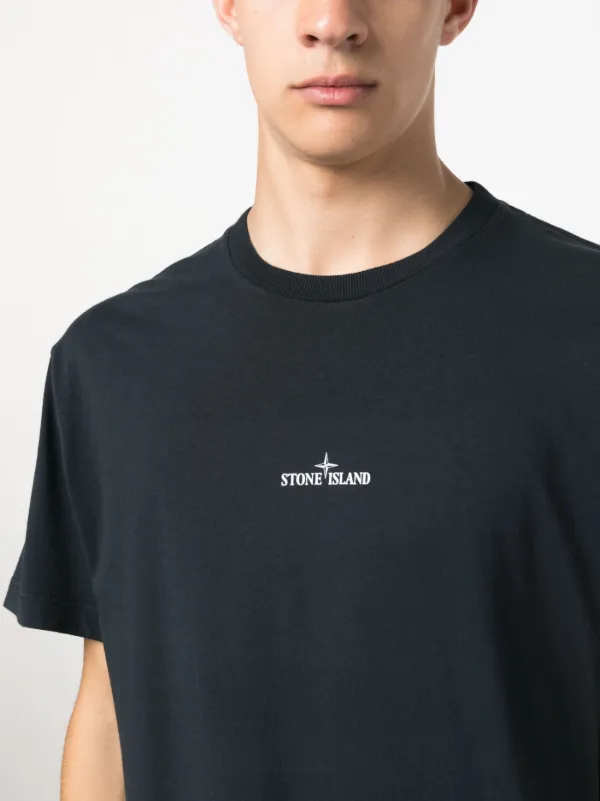 Stone Island Compass logo-embroidered T-shirt - Farfetch