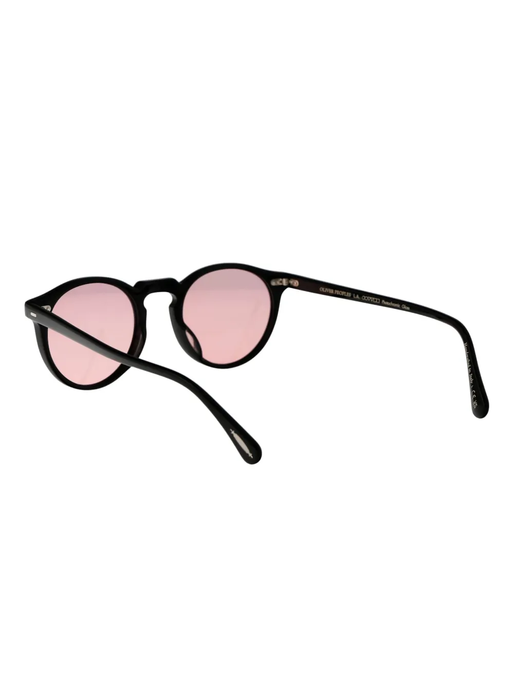Oliver Peoples Gregory Peck Sun Round-frame Sunglasses In Black
