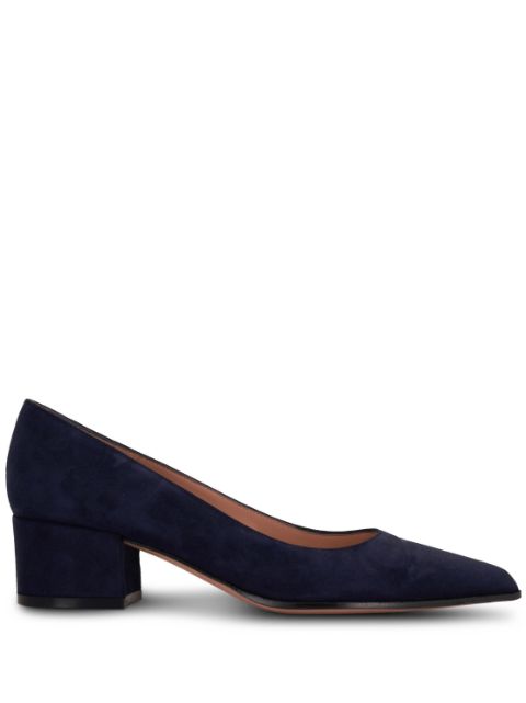 Gianvito Rossi Piper 50mm suede pumps Women