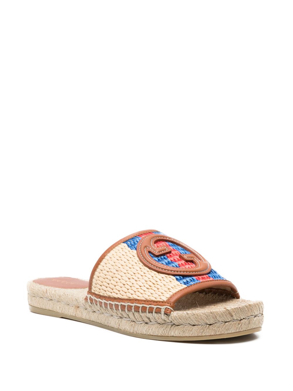 Gucci Espadrilles met GG logo - Beige