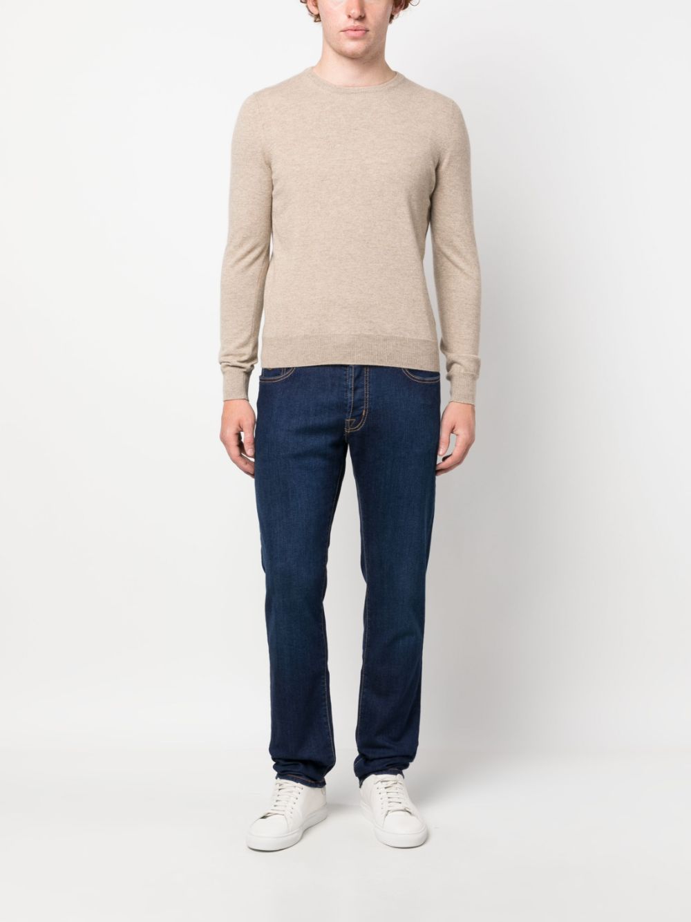 Jacob Cohën low-rise straight-leg jeans - Blauw